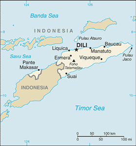 Timor-Leste map