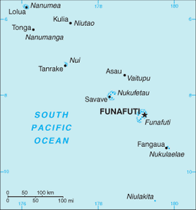 Tuvalu map