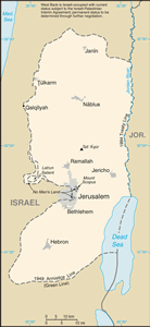 West Bank map