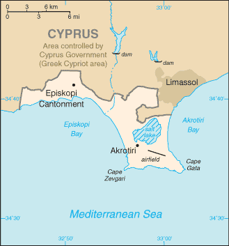 Akrotiri map