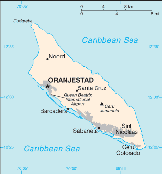 Aruba map