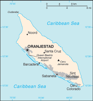 Aruba map Aruba map