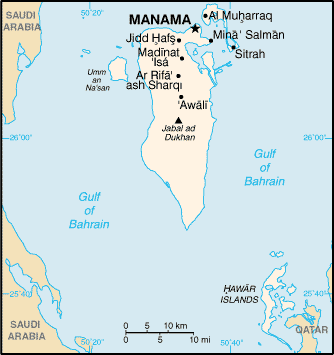 Bahrain map Bahrain map