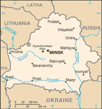 Belarus map Belarus map