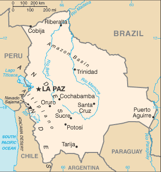 Bolivia map Bolivia map
