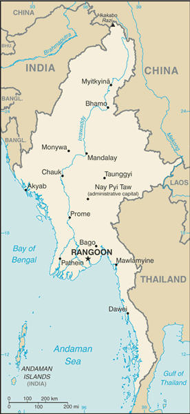 Burma map Burma map