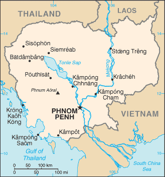 Cambodia map Cambodia map