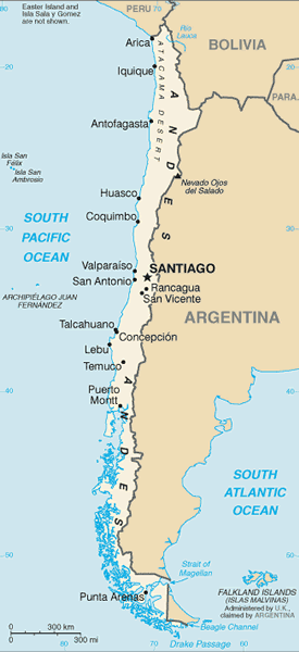 Chile map Chile map