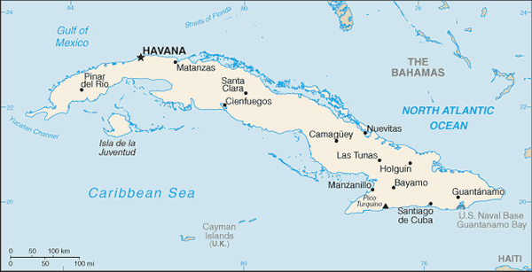 Cuba map