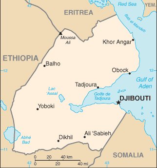 Djibouti map Djibouti map