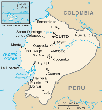 Ecuador map Ecuador map