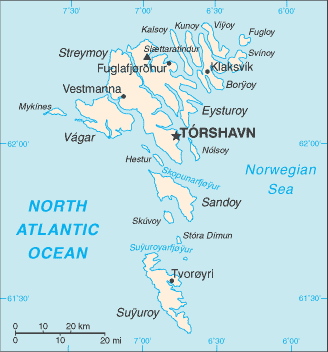 Faroe Islands map Faroe Islands map