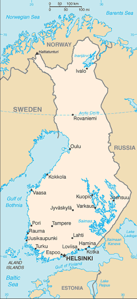 Finland map