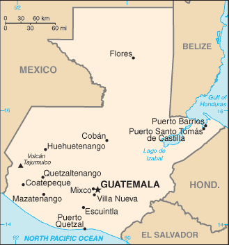 Guatemala map Guatemala map