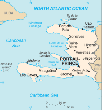 Haiti map