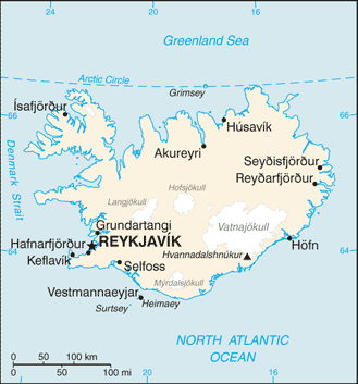 Iceland map Iceland map