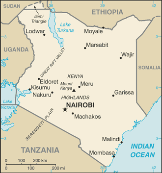 Kenya map Kenya map