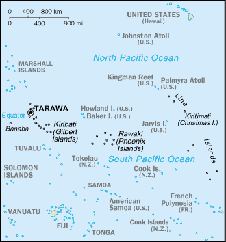 Kiribati map Kiribati map