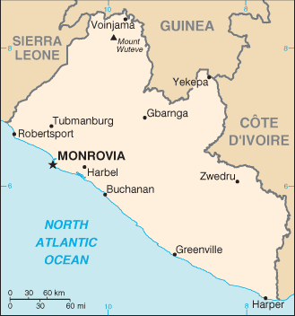 Liberia map Liberia map