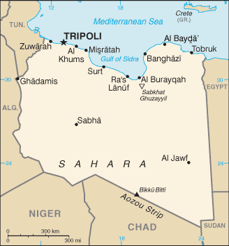 Libya map