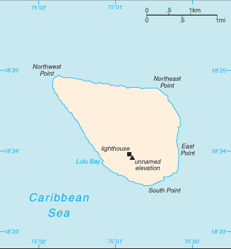 Navassa Island map Navassa Island map