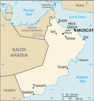 Oman map