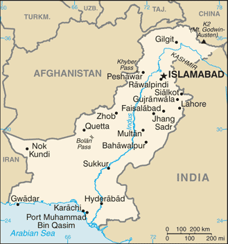 Pakistan map Pakistan map
