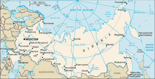 Russia map Russia map
