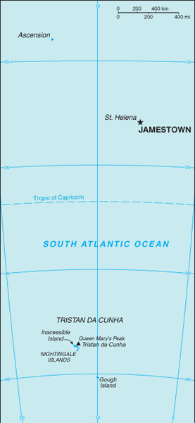 Saint Helena map