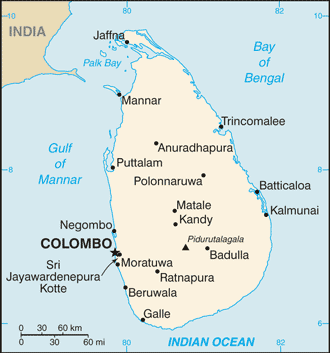 Sri Lanka map Sri Lanka map