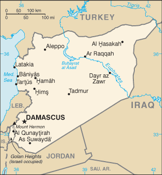 Syria map