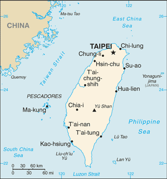 Taiwan map Taiwan map