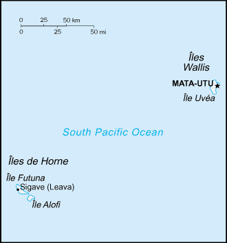 Wallis and Futuna map