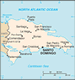 Dominican Republics map