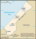 Gaza Strips map