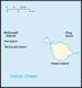 Heard Island and McDonald Islands map