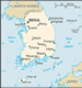 Korea, Souths map