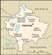 Kosovos map